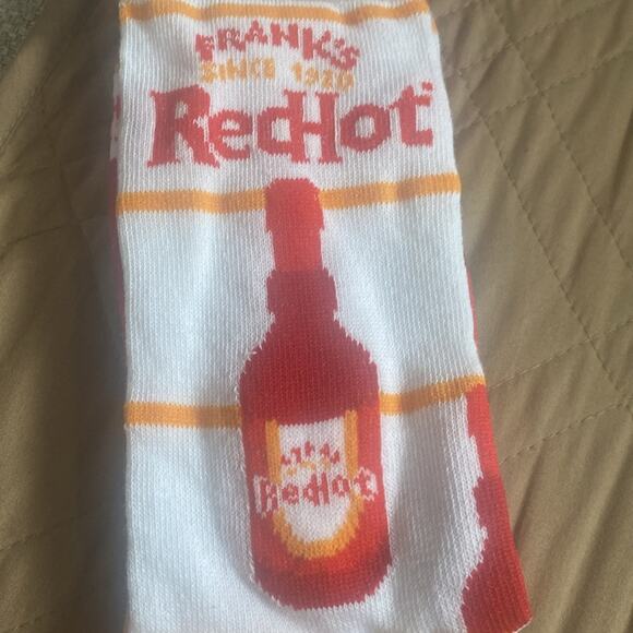 Frank’s Red Hot Sauce Novelty Crew Socks - Picture 6 of 6
